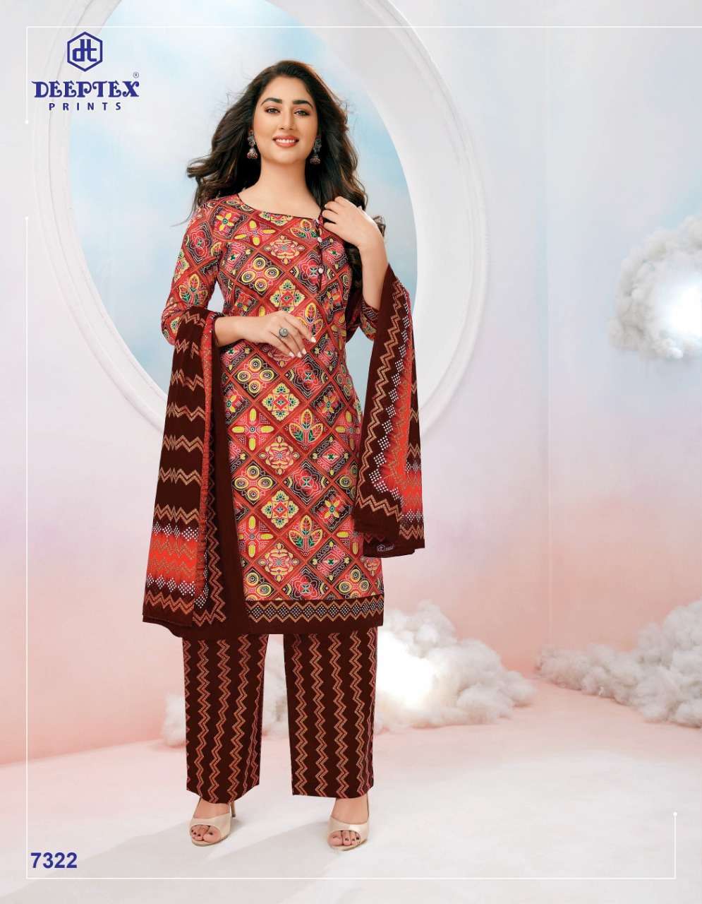 DEEPTEX MISS INDIA 73 CASUAL WEAR PURE COTTON SUITS CATALOG BEST RATE
