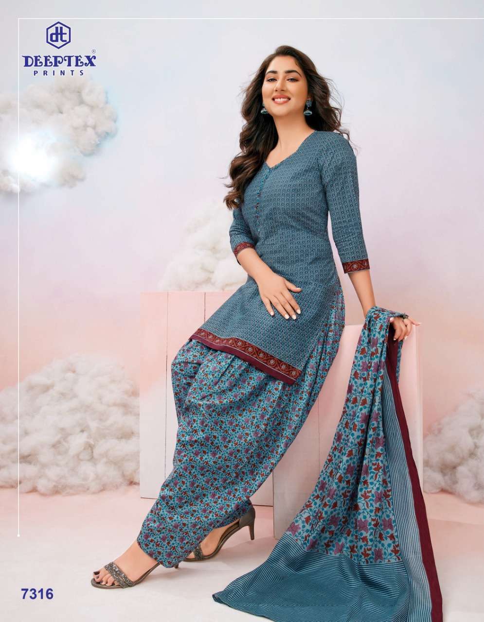 DEEPTEX MISS INDIA 73 CASUAL WEAR PURE COTTON SUITS CATALOG BEST RATE