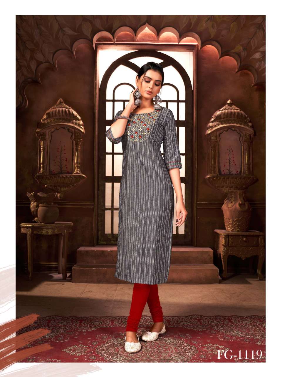 Fashion Galleria Launch New Straight Kurtis at wholesale price