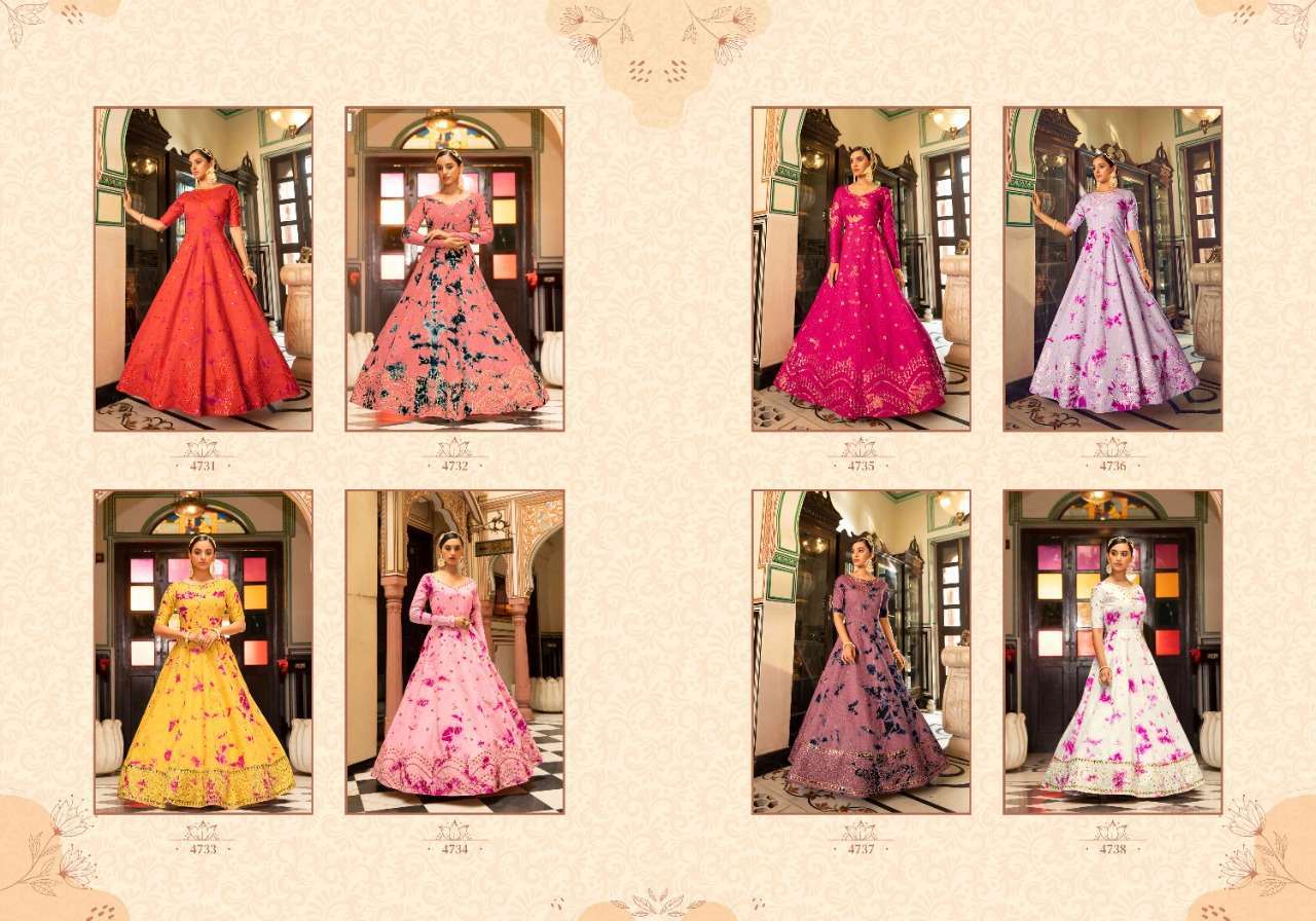  FLORY VOL. 20 FESTIVAL STYLE LONG ANARKALI STYLE GOWN COLLECTION