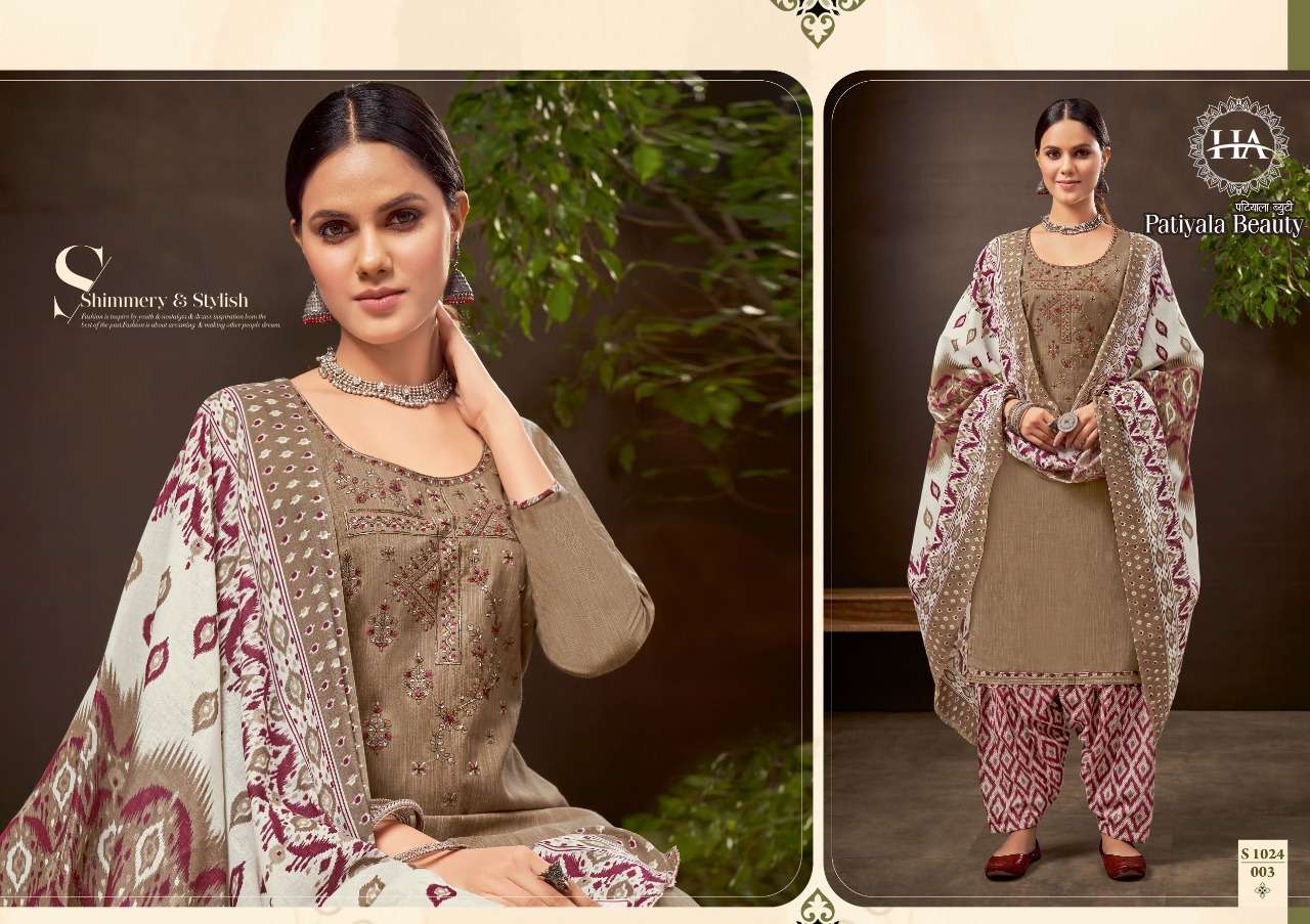 HARSHIT FASHION HUB BY ALOK SUIT LAUNCHING ITS NEW CATALOG PATIYALA BAEUTY 
