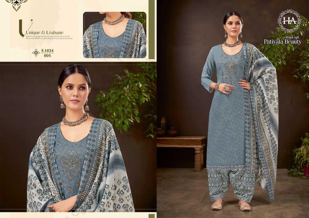 HARSHIT FASHION HUB BY ALOK SUIT LAUNCHING ITS NEW CATALOG PATIYALA BAEUTY 