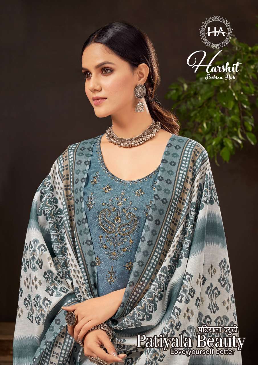 HARSHIT FASHION HUB BY ALOK SUIT LAUNCHING ITS NEW CATALOG PATIYALA BAEUTY 