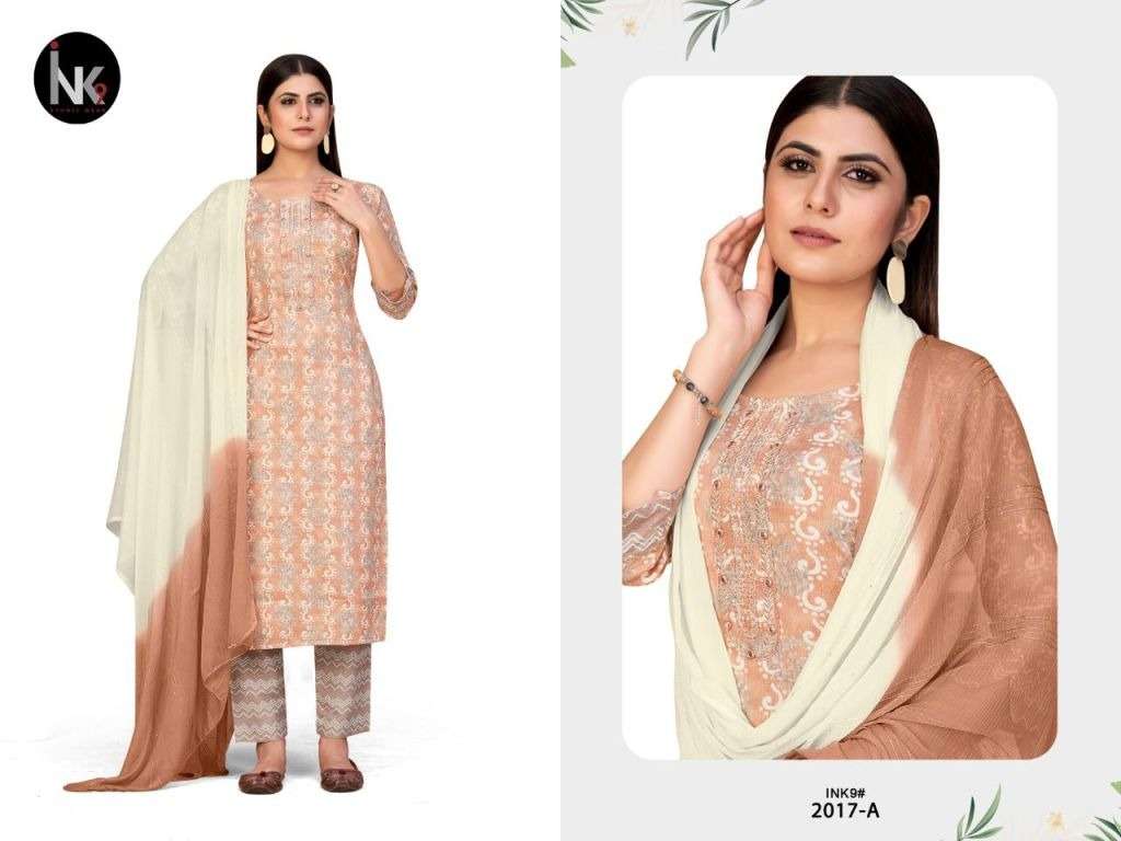 INK 9 KGF VOL 2 RAYON FOIL PRINT DESIGNER READY MADE TOP BOTTOM WITH DUPATTA