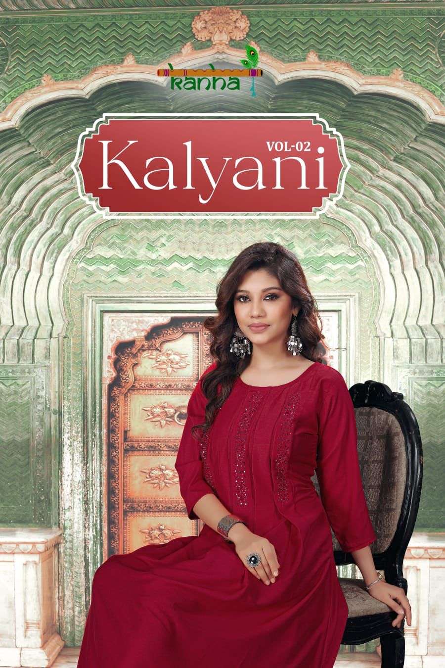 Buy Myrie Flairy Vol 4 Rayon Party Wear Printed Long Anarkali Kurtis