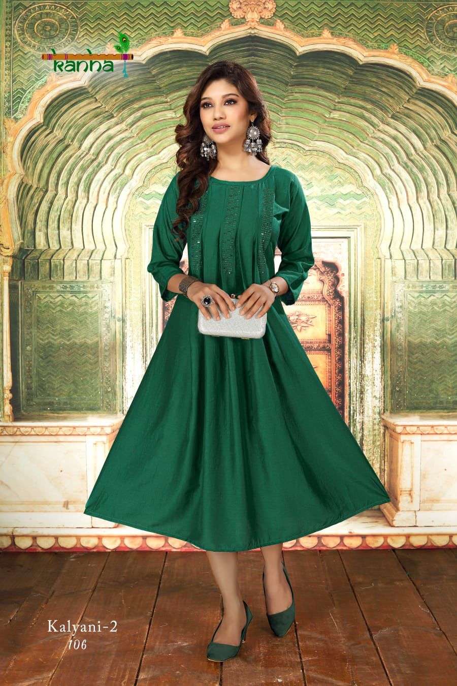 KANHA BRAND PERSENT KALYANI VOL-2  Anarkali Kurtis  Hit Catalogue wholesale price