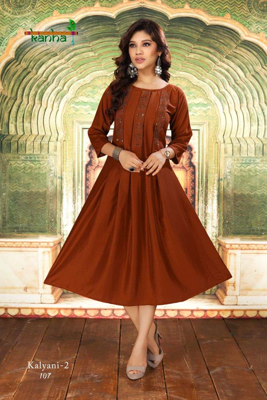 KANHA BRAND PERSENT KALYANI VOL-2  Anarkali Kurtis  Hit Catalogue wholesale price