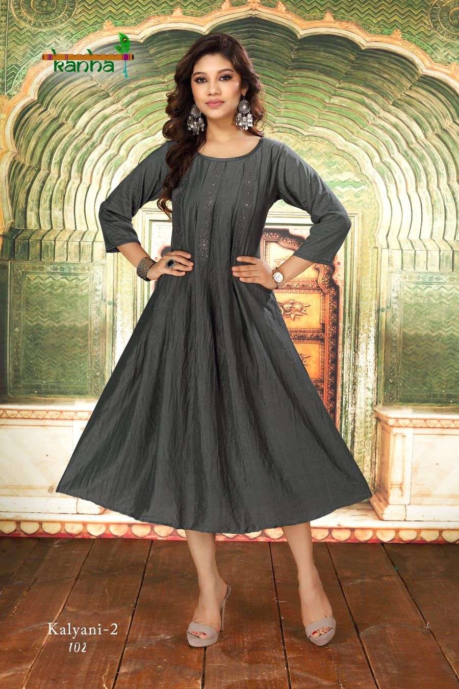 KANHA BRAND PERSENT KALYANI VOL-2  Anarkali Kurtis  Hit Catalogue wholesale price