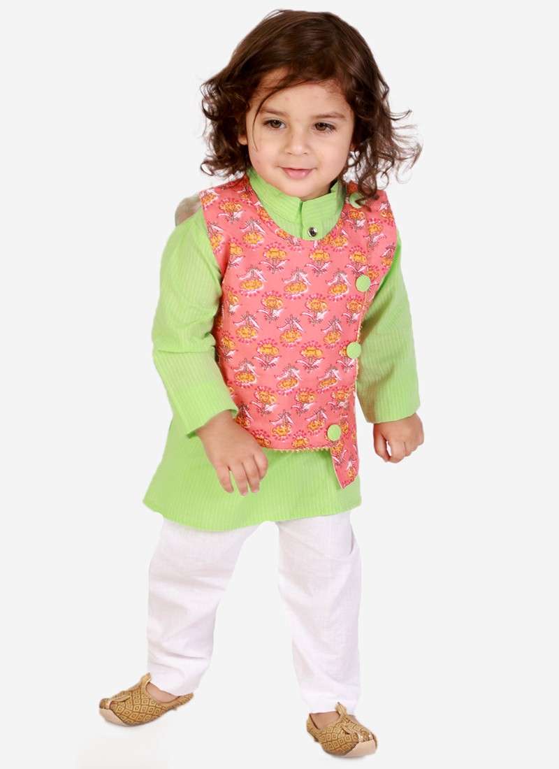 Kid Boys 1 Kurta Pyjama With Jacket Collection