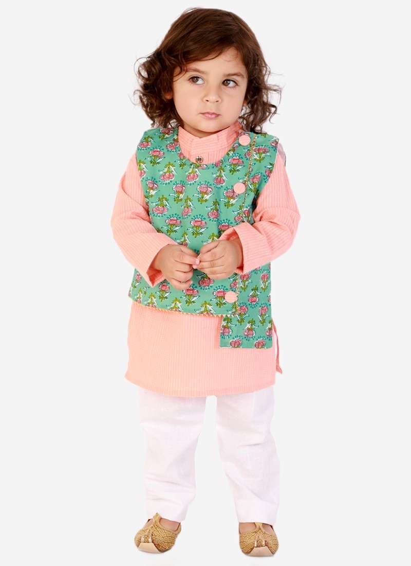 Kid Boys 1 Kurta Pyjama With Jacket Collection