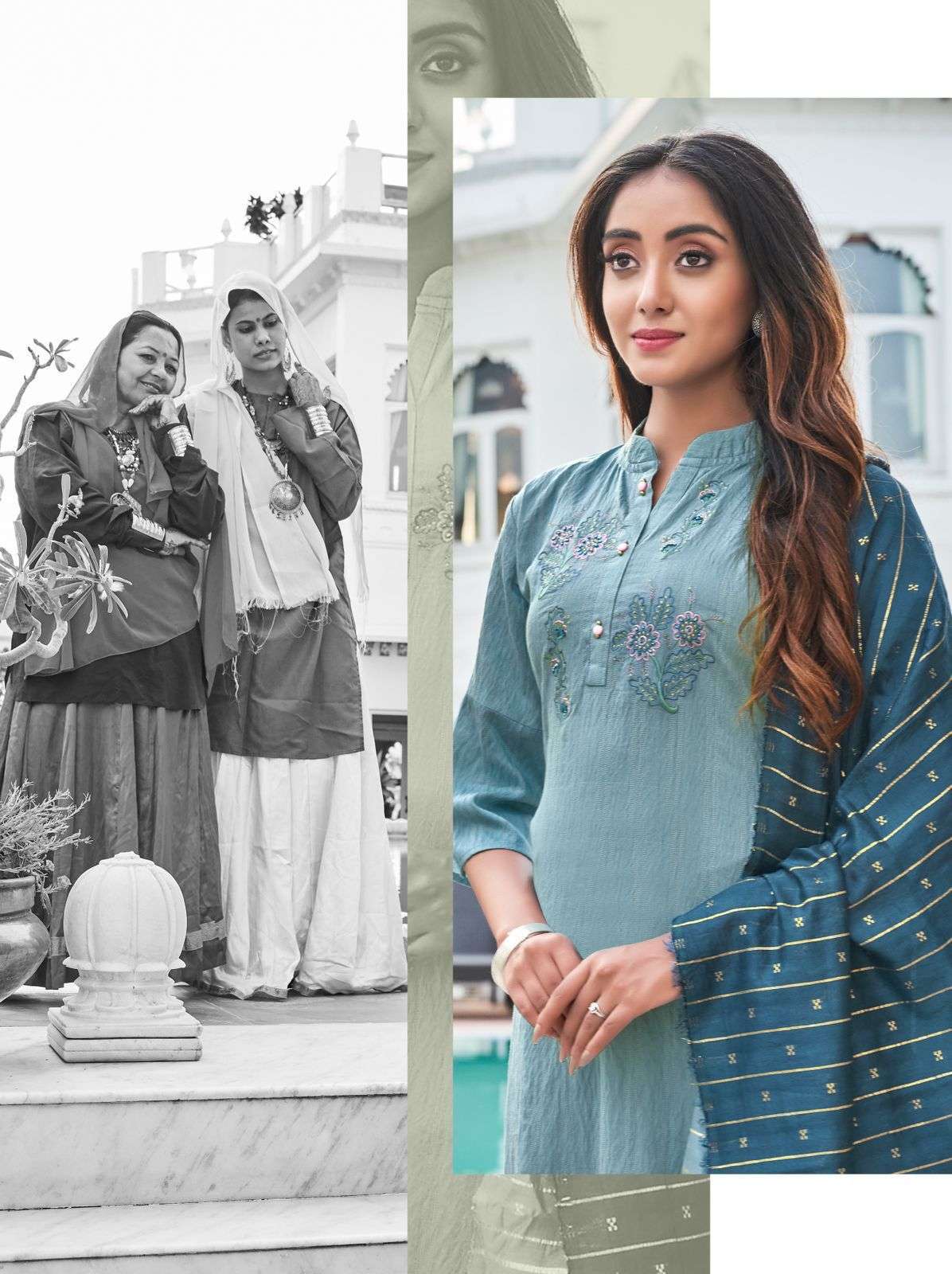 Lady view launch SUNDRA VOL 2 Catalogue   Kurti Dupatta with plazzo manufacture Price