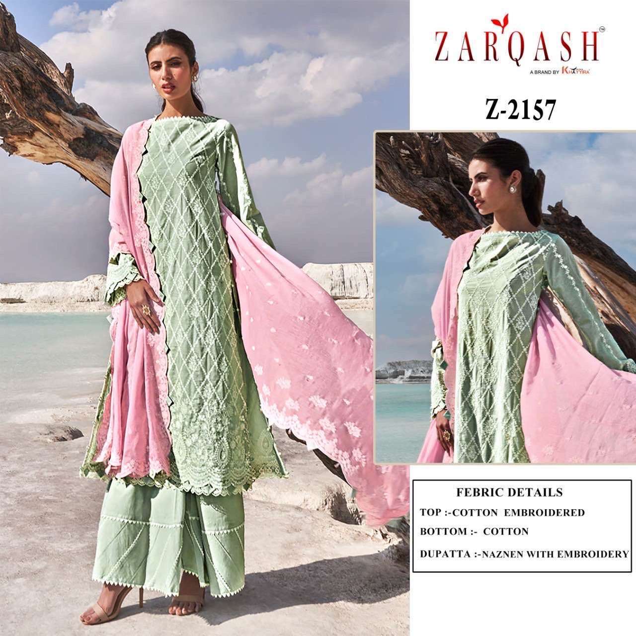 LAWANKARI VOL 24 BY ZARQASH COTTON PAKISTANI DRESSES WHOLESALER