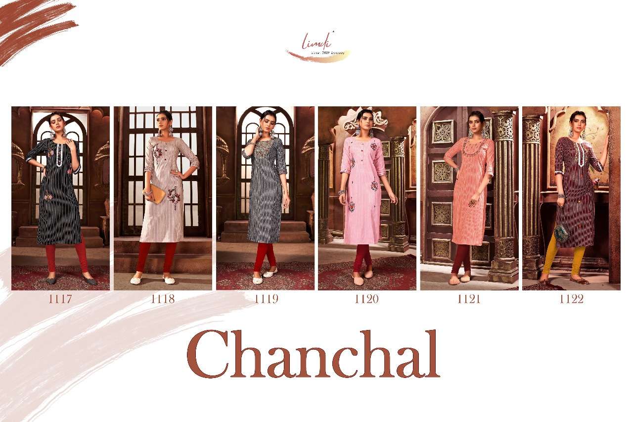 Limdi Presents Chanchal Casual Kurtis Catalog @ wholesalecatalog