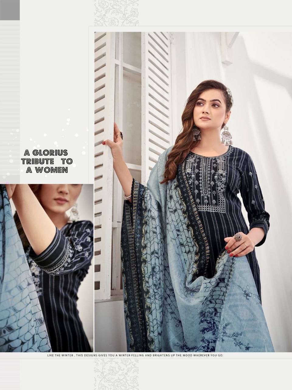  MAHARANI BY POONAM RAYON DESIGNER 3 PIECE READYMADE COLLECTION