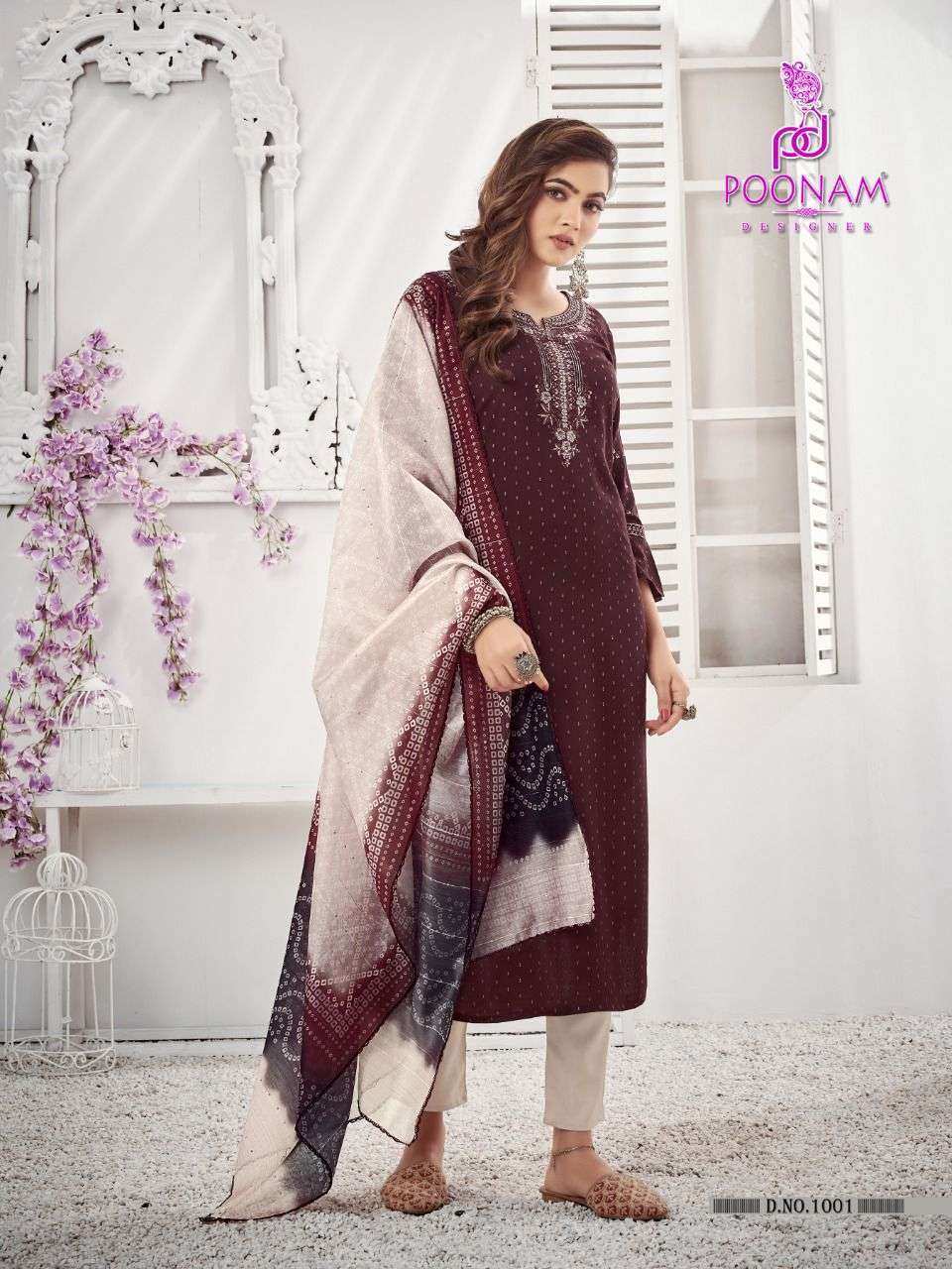  MAHARANI BY POONAM RAYON DESIGNER 3 PIECE READYMADE COLLECTION