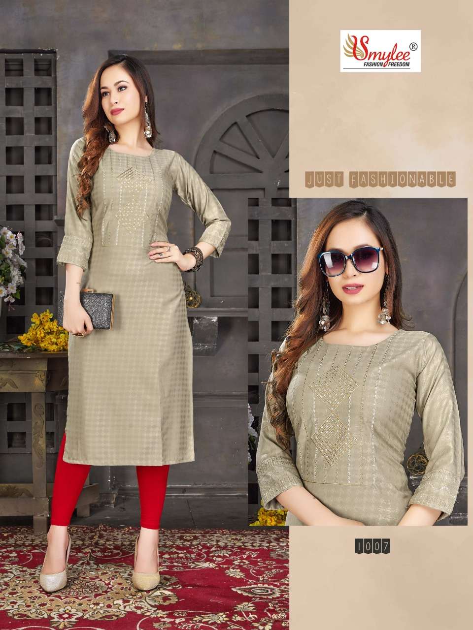 MANVI Office wear KURTI CATLOG at wholesale price in surat