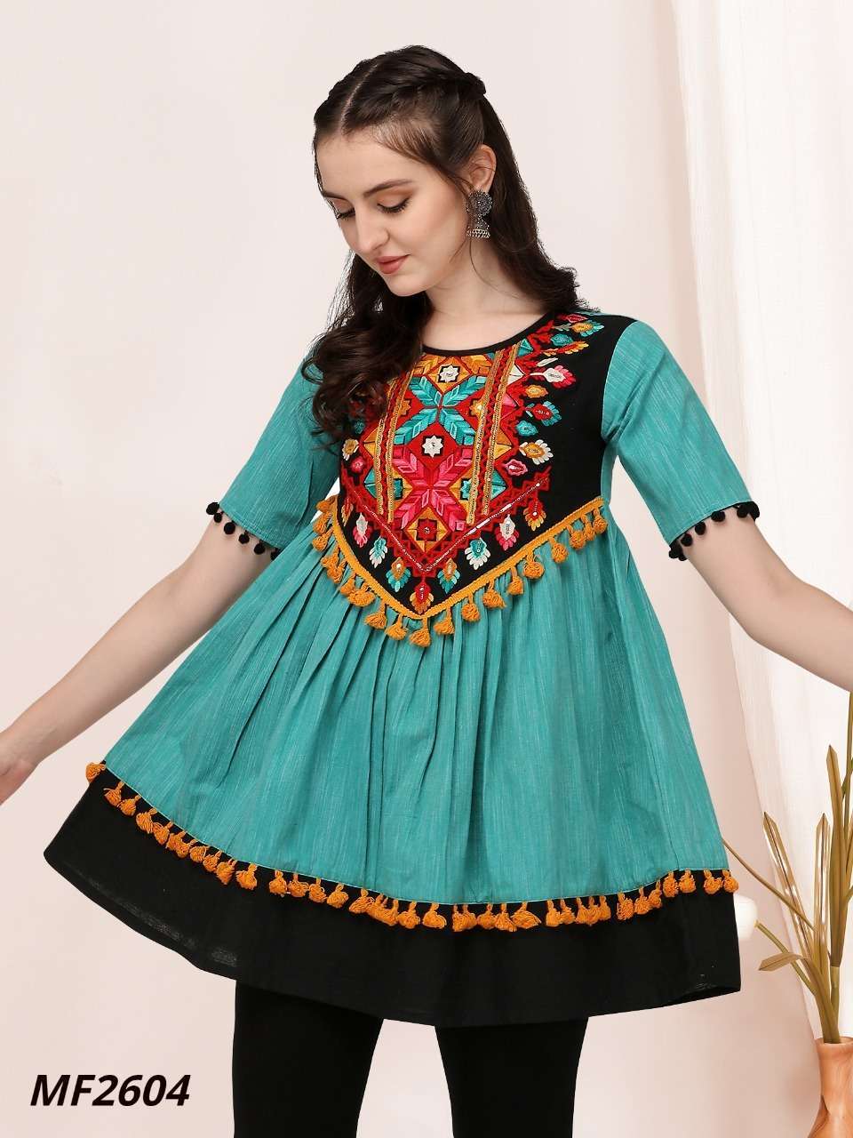 MESMORA NAVRANG FEMALE KEDIA COLLECTION LONG KEDIA TOPS FOR NAVRATRI