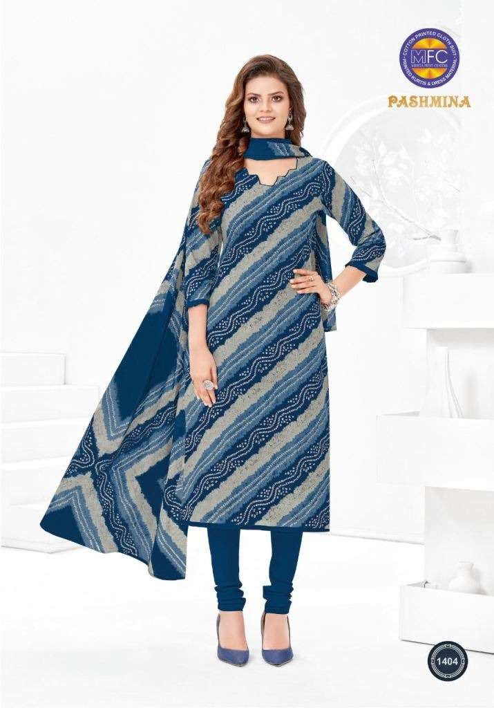 MFC PASHMINA VOL 14 COTTON PRINTED REGULAR WEAR COTTON DRESS MATERIAL