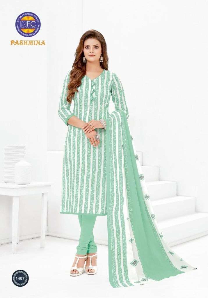 MFC PASHMINA VOL 14 COTTON PRINTED REGULAR WEAR COTTON DRESS MATERIAL