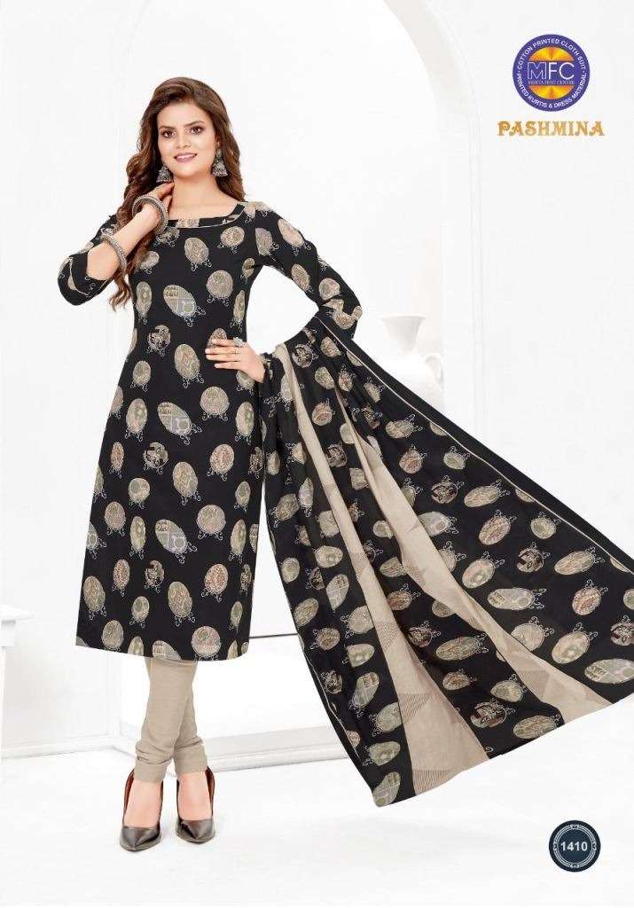 MFC PASHMINA VOL 14 COTTON PRINTED REGULAR WEAR COTTON DRESS MATERIAL
