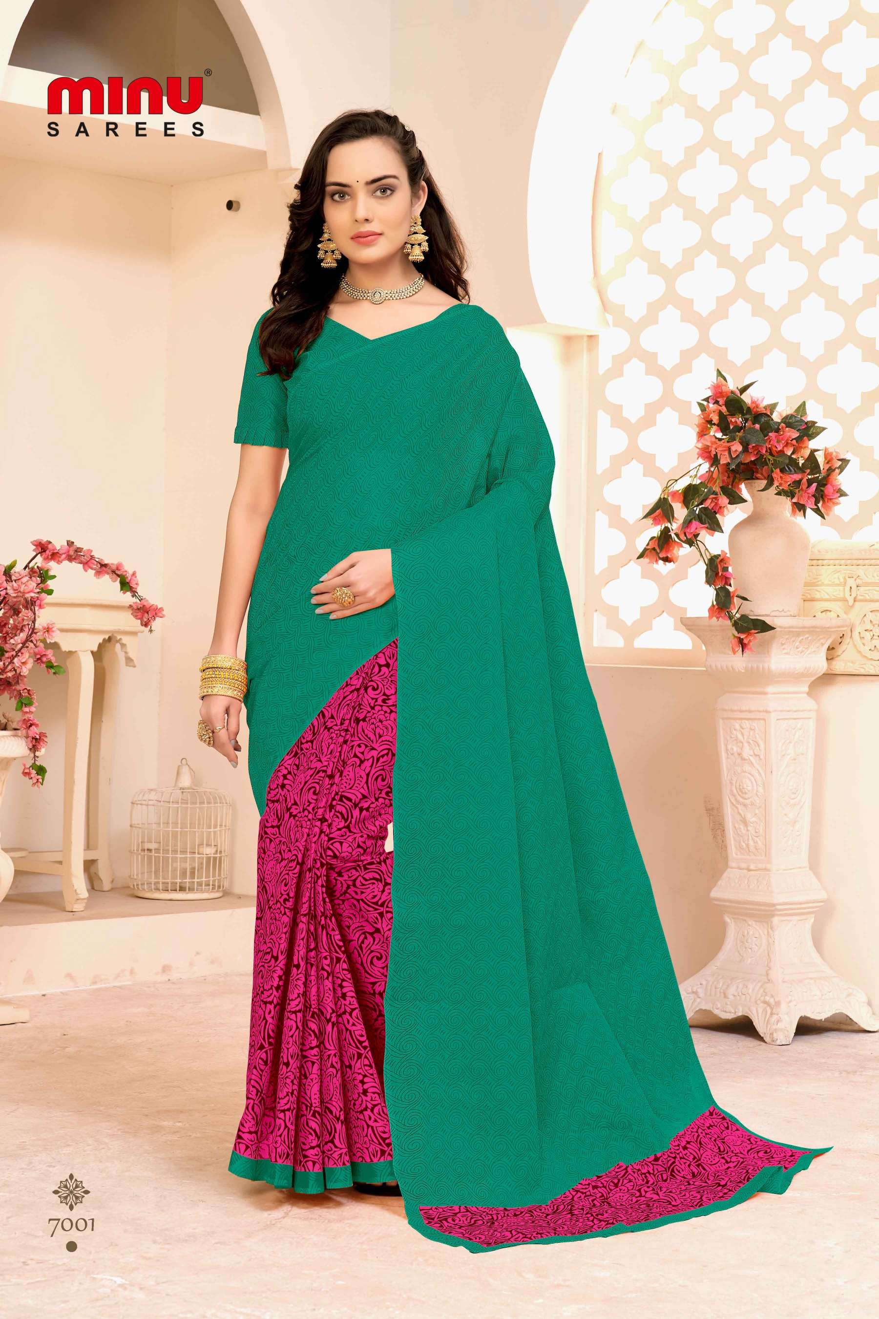 Minu ANOKHI Cotton Saree-12P Catalog