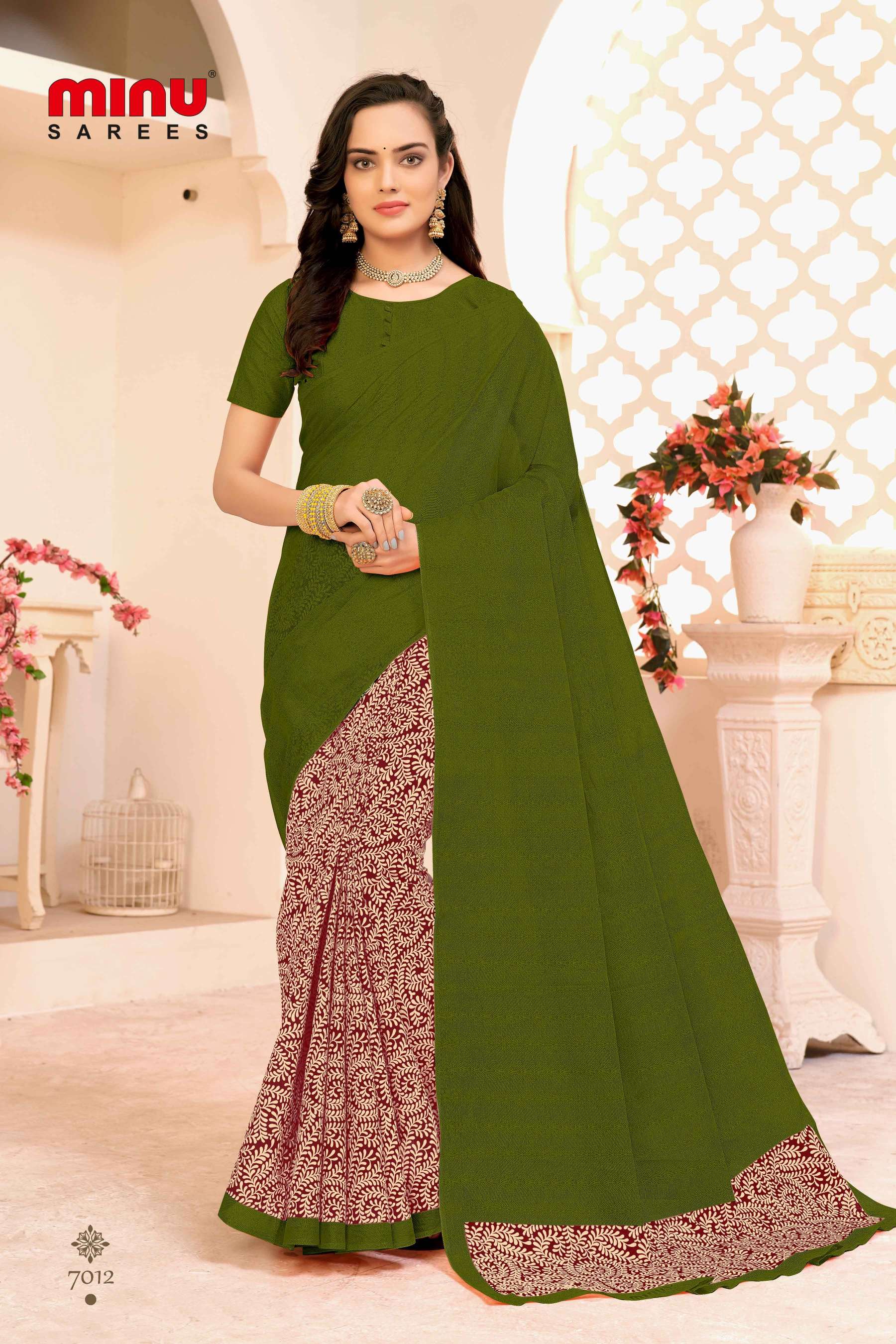 Minu ANOKHI Cotton Saree-12P Catalog