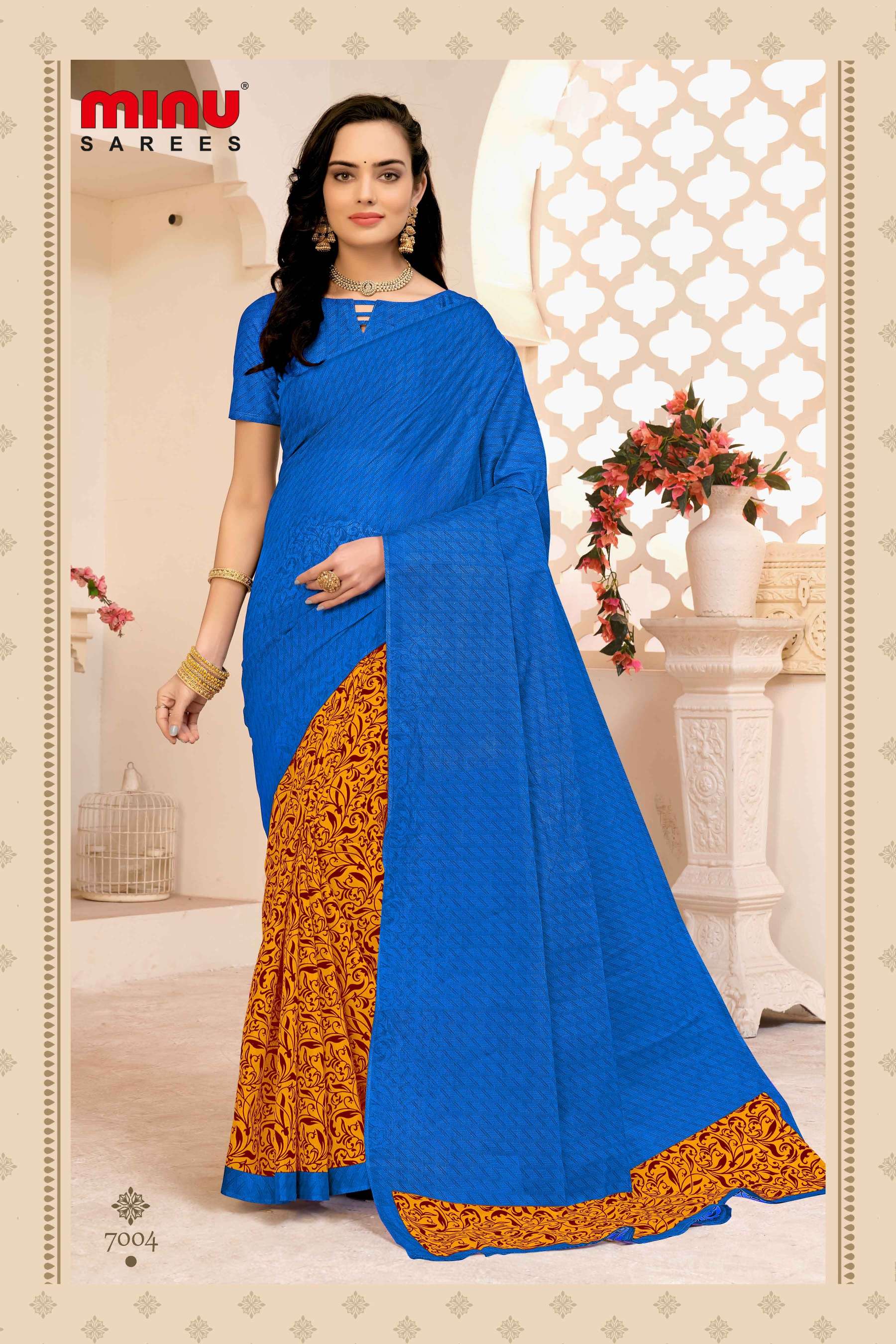 Minu ANOKHI Cotton Saree-12P Catalog