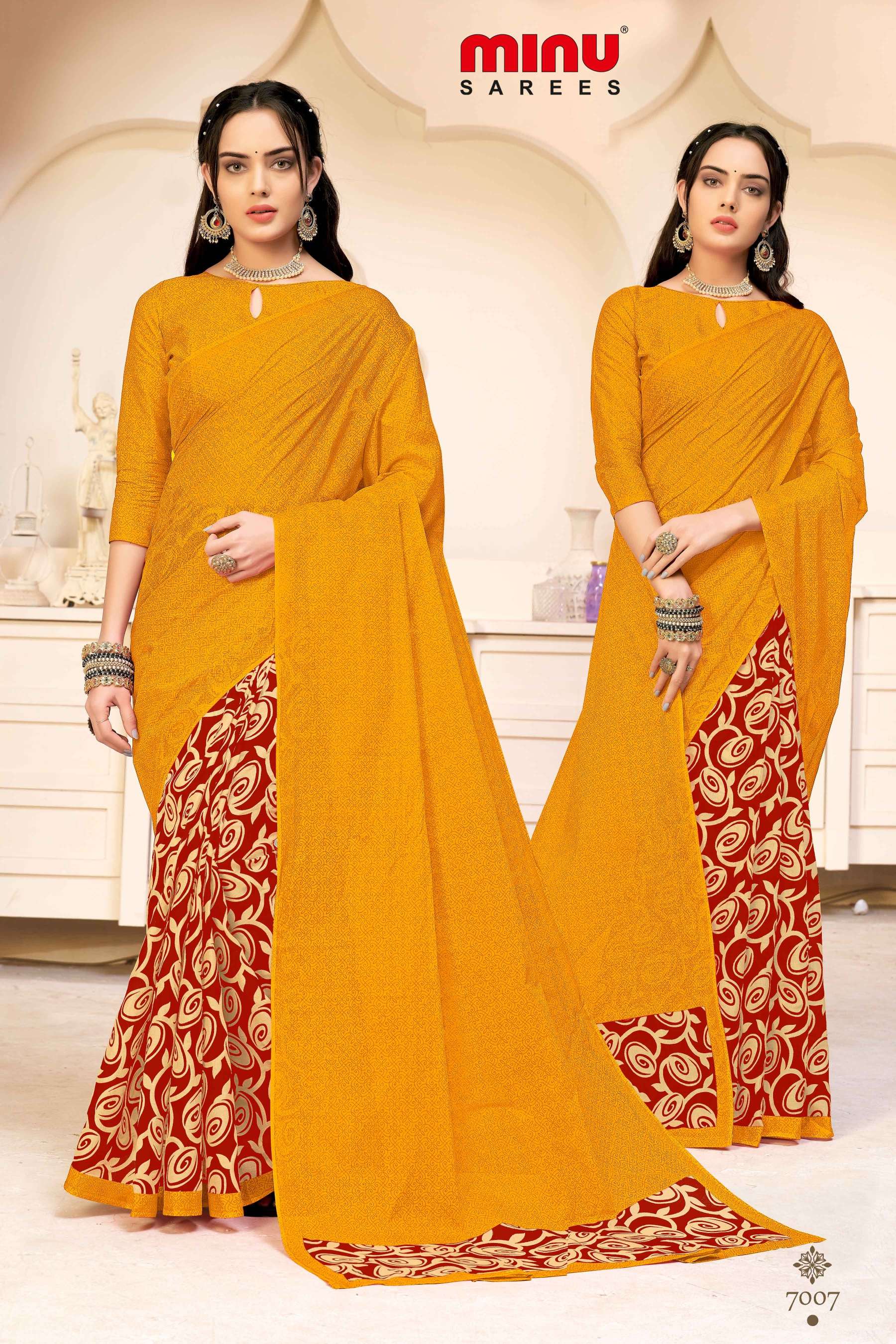 Minu ANOKHI Cotton Saree-12P Catalog