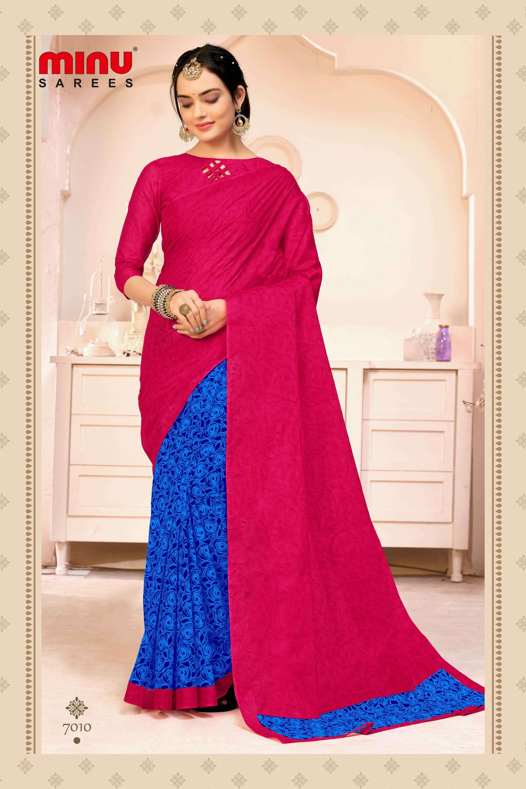 Minu ANOKHI Cotton Saree-12P Catalog