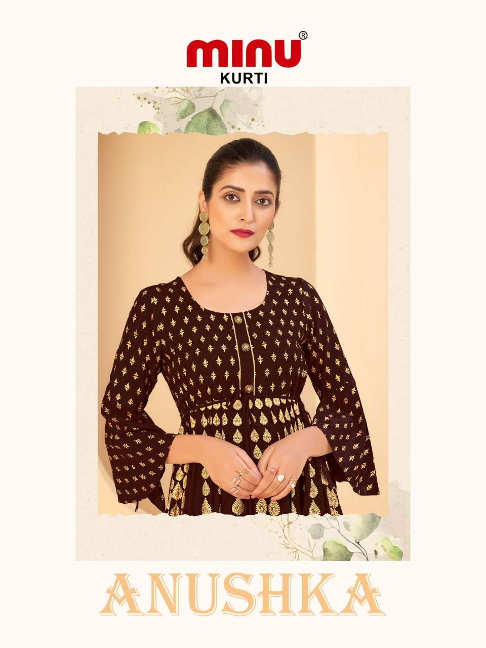 Minu ANUSHKA Rayon Long Flair Gown-4P Catalog