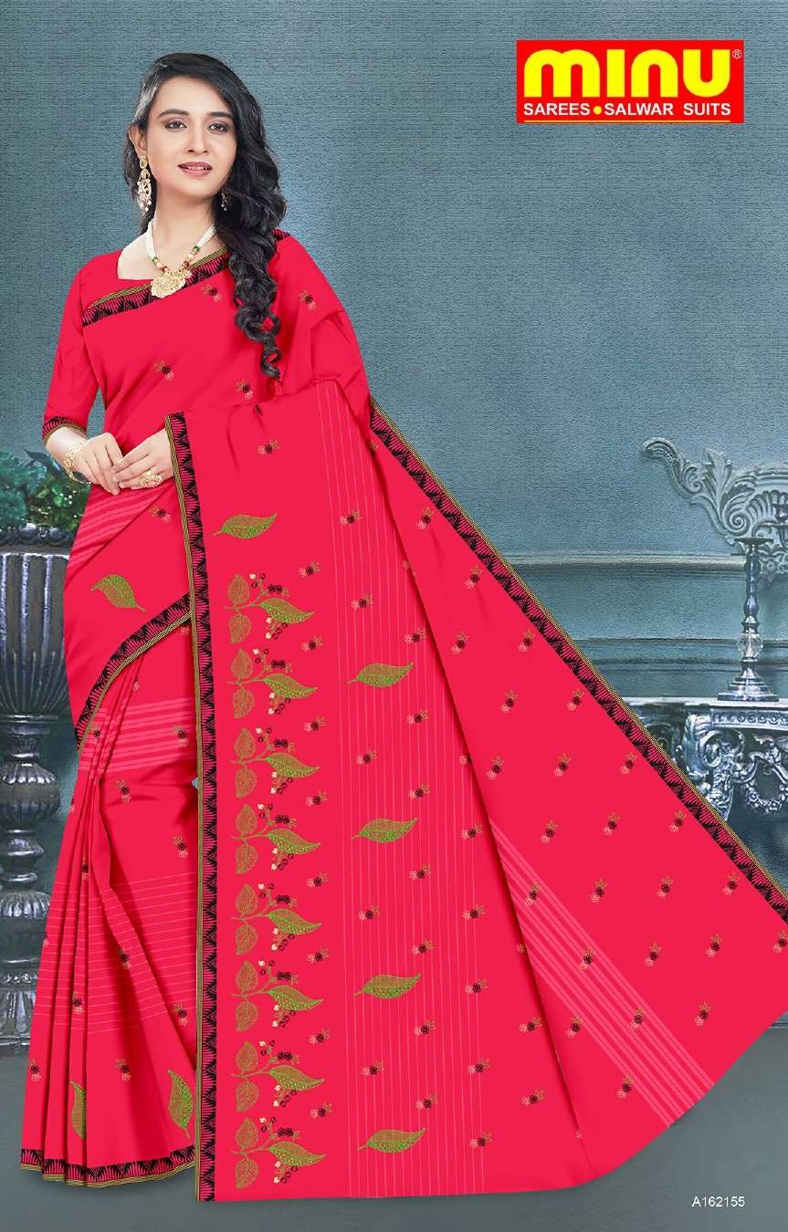 Minu APARAJITA Cotton Embroidered Saree-8P Catalog