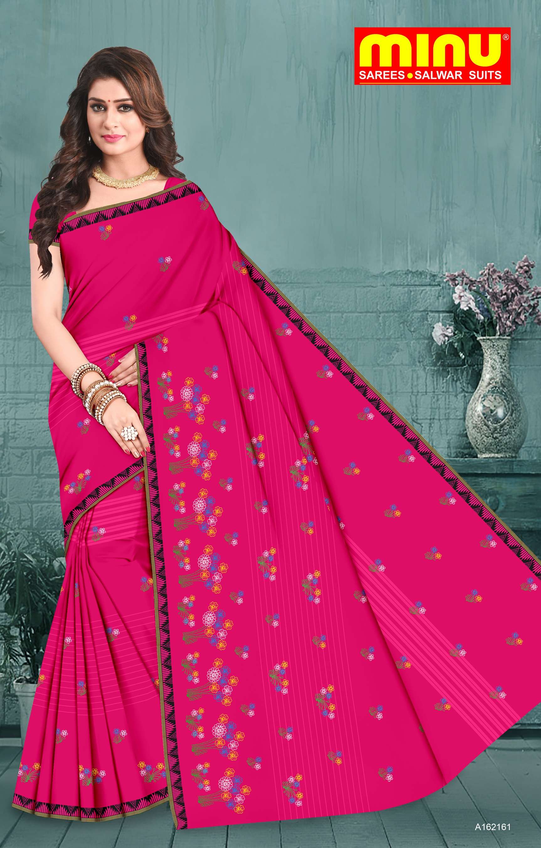 Minu APARAJITA Cotton Embroidered Saree-8P Catalog