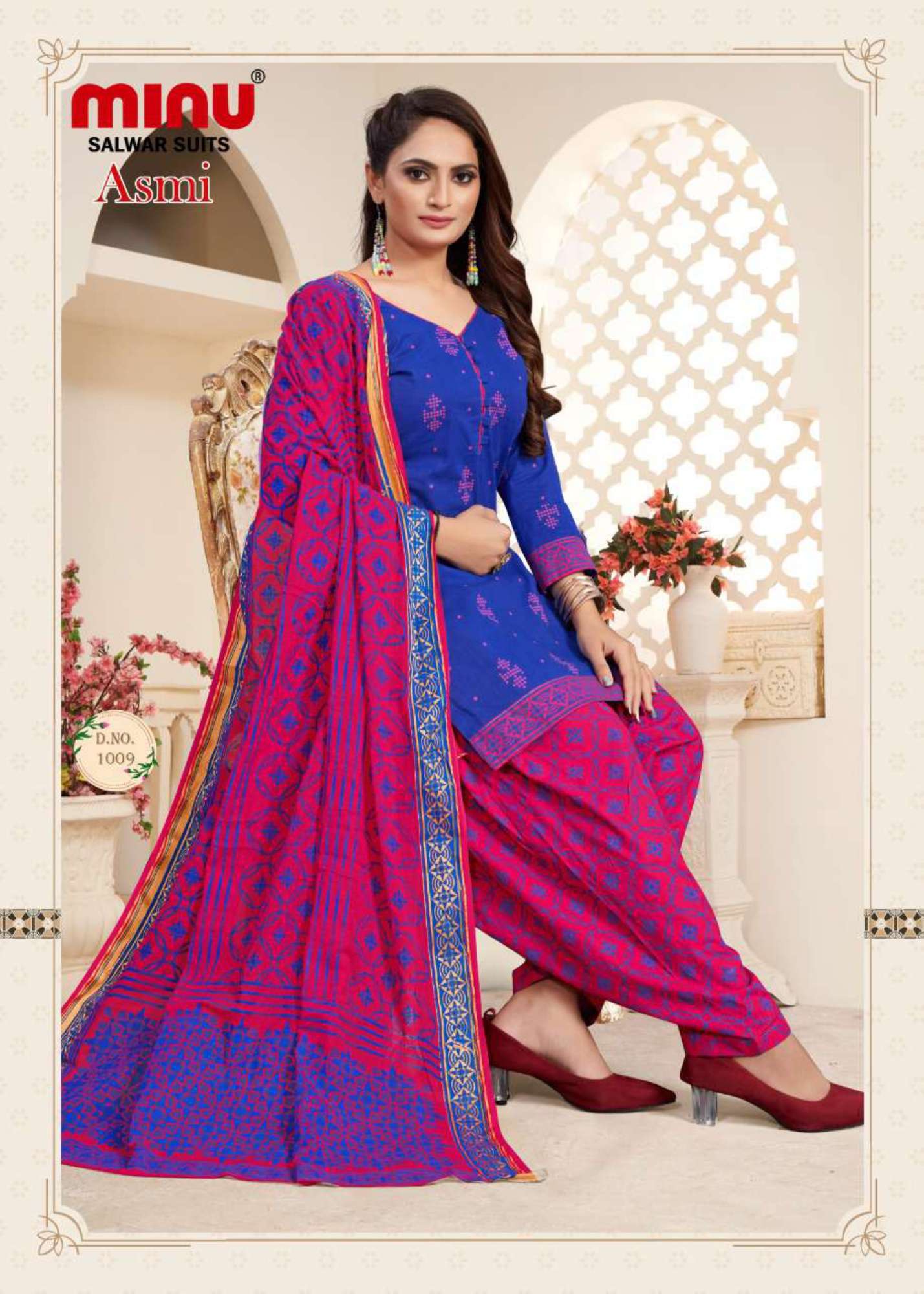 Minu ASMI Cotton Printed Dress material-10P Catalog