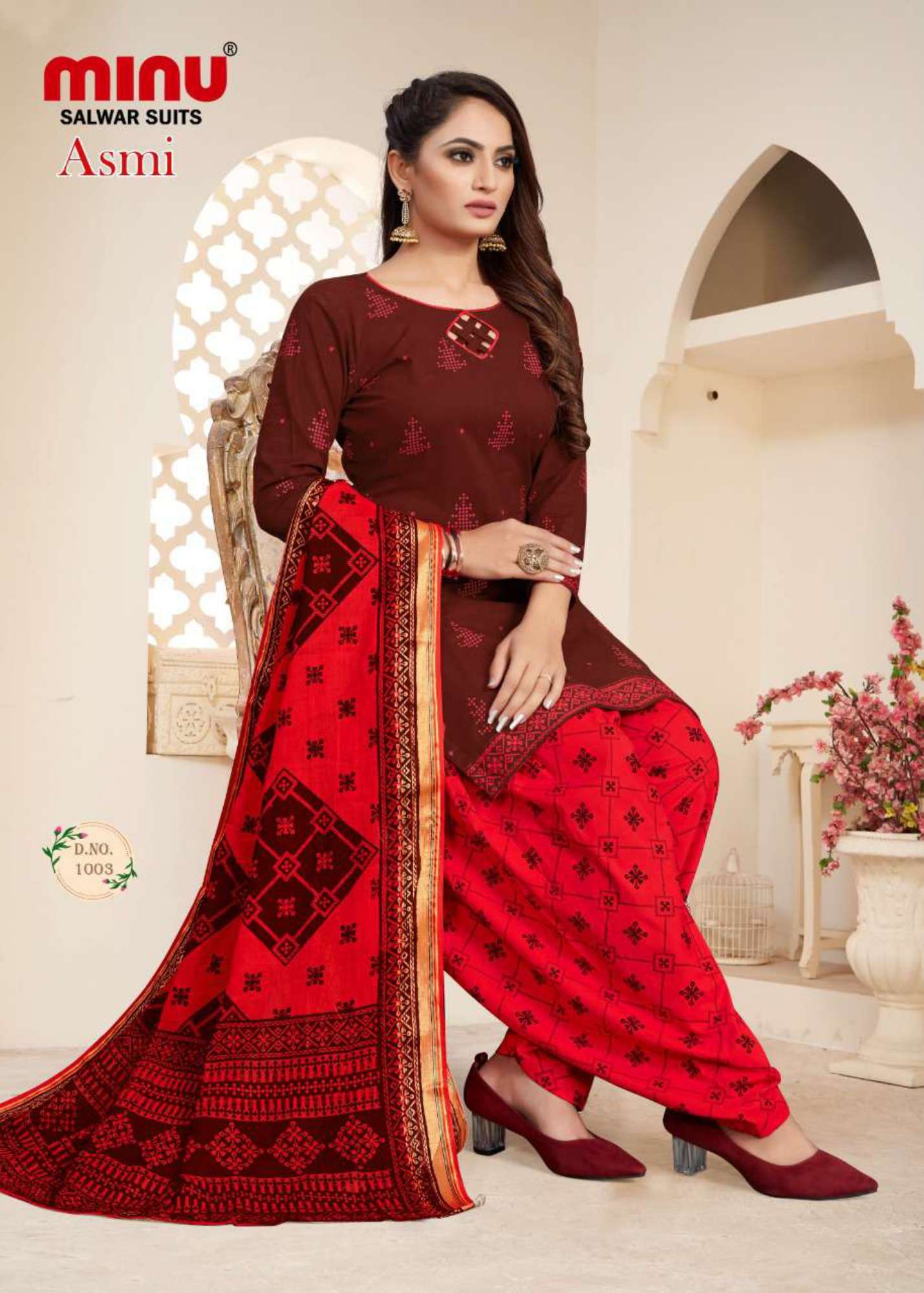 Minu ASMI Cotton Printed Dress material-10P Catalog