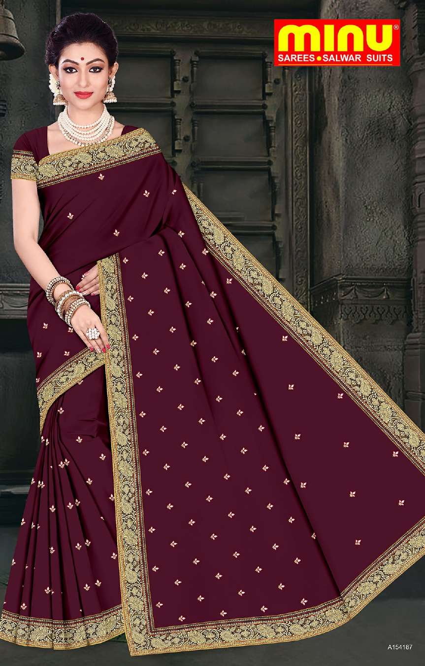 Minu BIG BASKET Cotton Embroidered Saree-8P Catalog