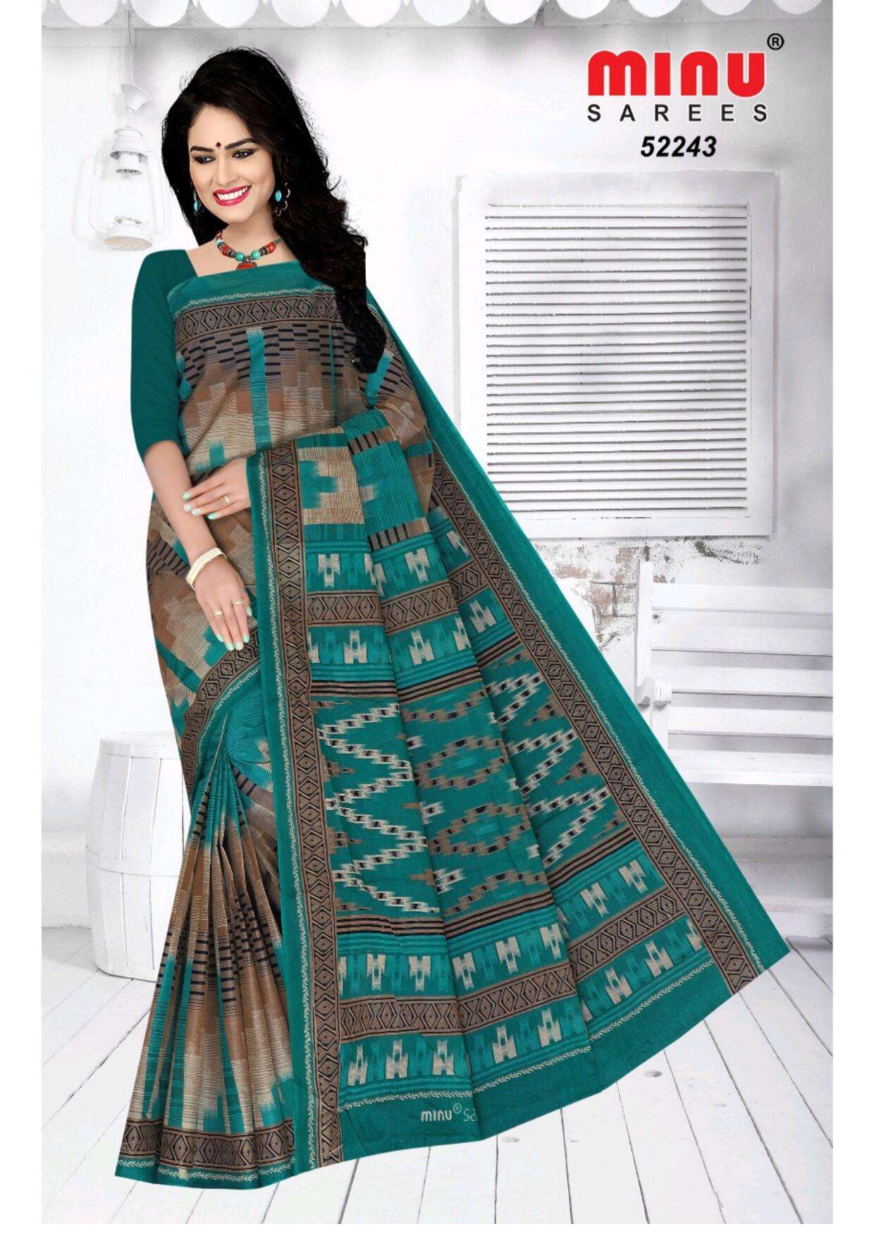 Minu BUNTY Assorted Cotton Saree-4P catalog