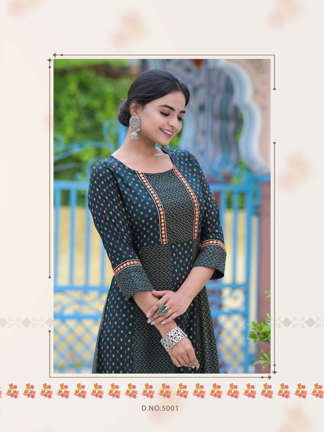 Minu CHOCOLATE Vol-5 Rayon Anarkali Kurtis-3P Catalogue