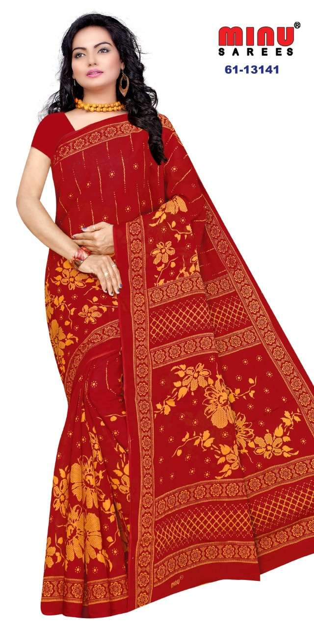 Minu DDLJ LAGAN Assorted Cotton Saree-12P Catalog