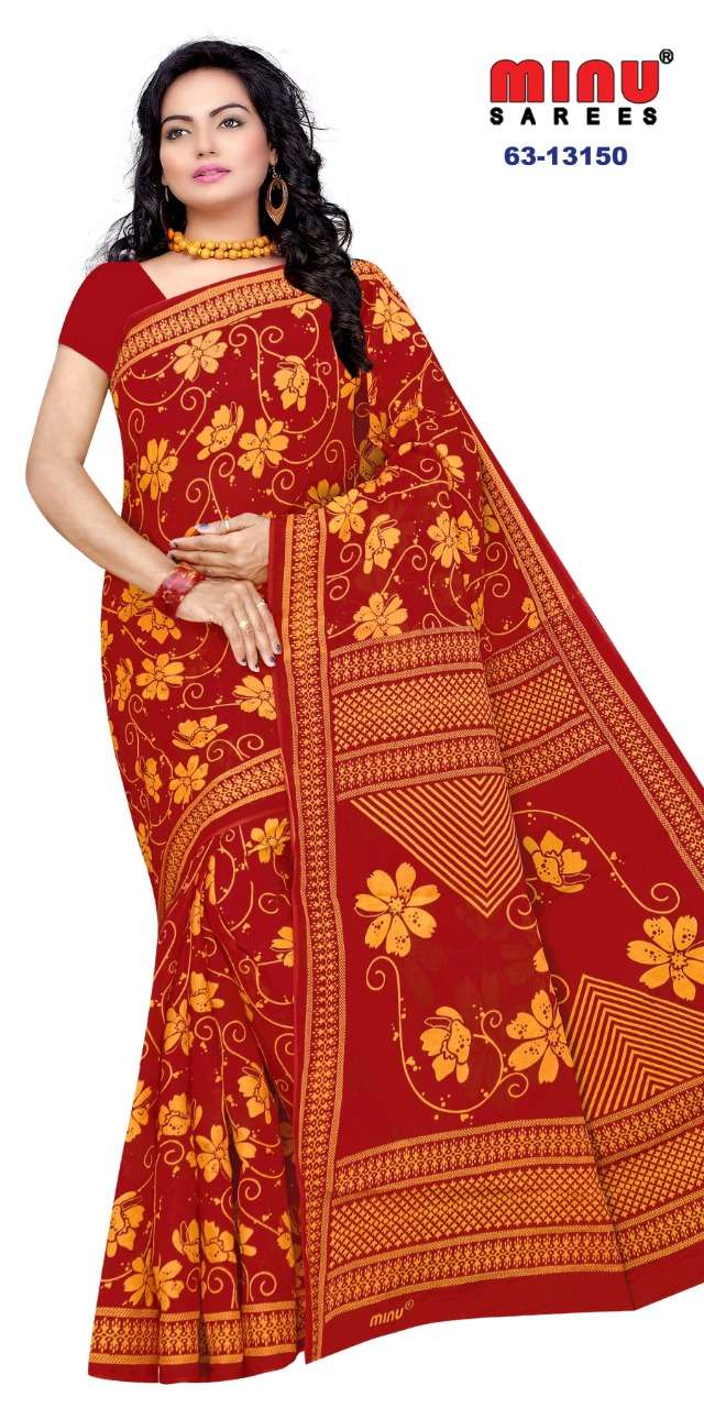 Minu DDLJ LAGAN Assorted Cotton Saree-12P Catalog