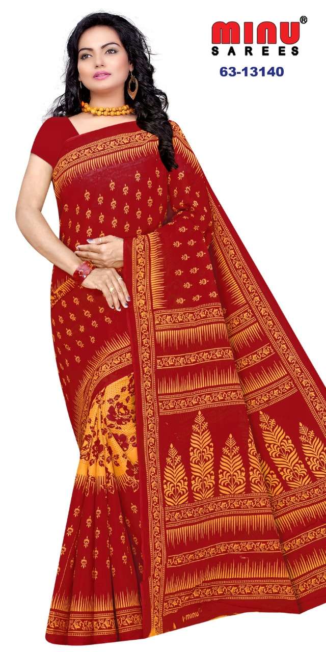Minu DDLJ LAGAN Assorted Cotton Saree-12P Catalog