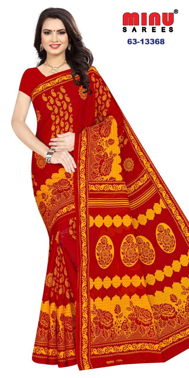 Minu DDLJ LAGAN Assorted Cotton Saree-12P Catalog