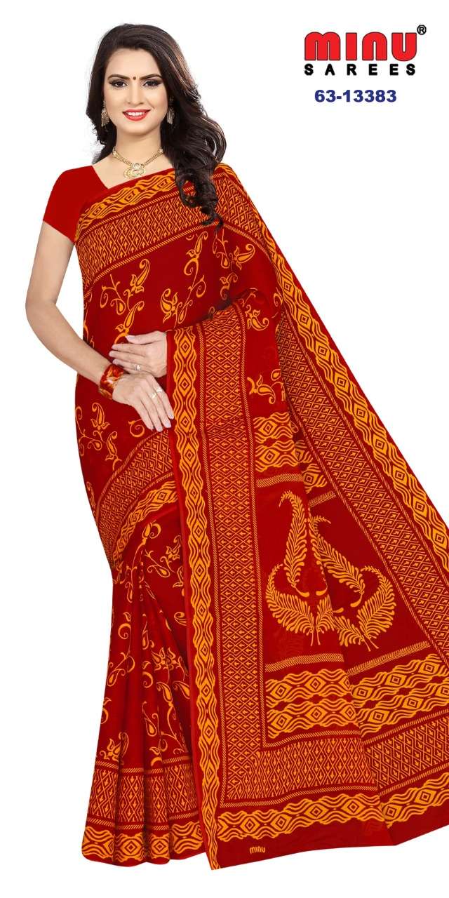 Minu DDLJ LAGAN Assorted Cotton Saree-12P Catalog