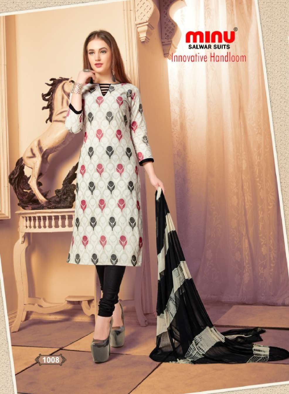 Cotton Handloom Salwar Suit | Handmade Embroidered Dresses Online