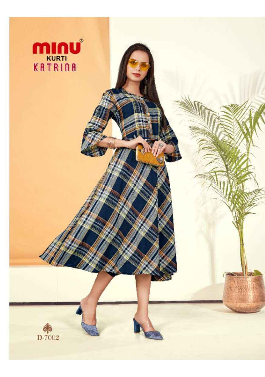 Checked anarkali kurtis clearance