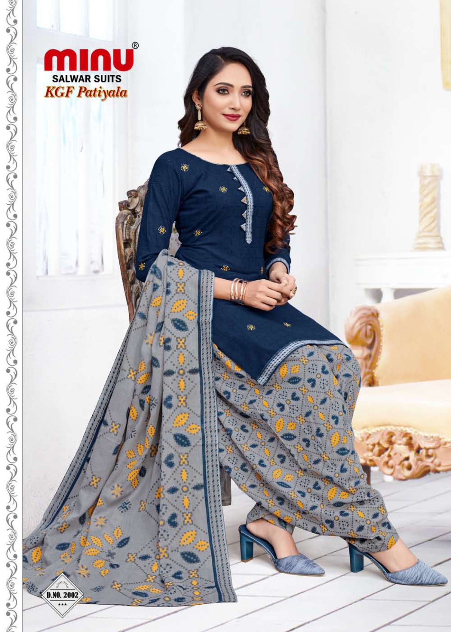 Minu KGF Vol-2 Cotton Printed Dress Material-8P Catalog
