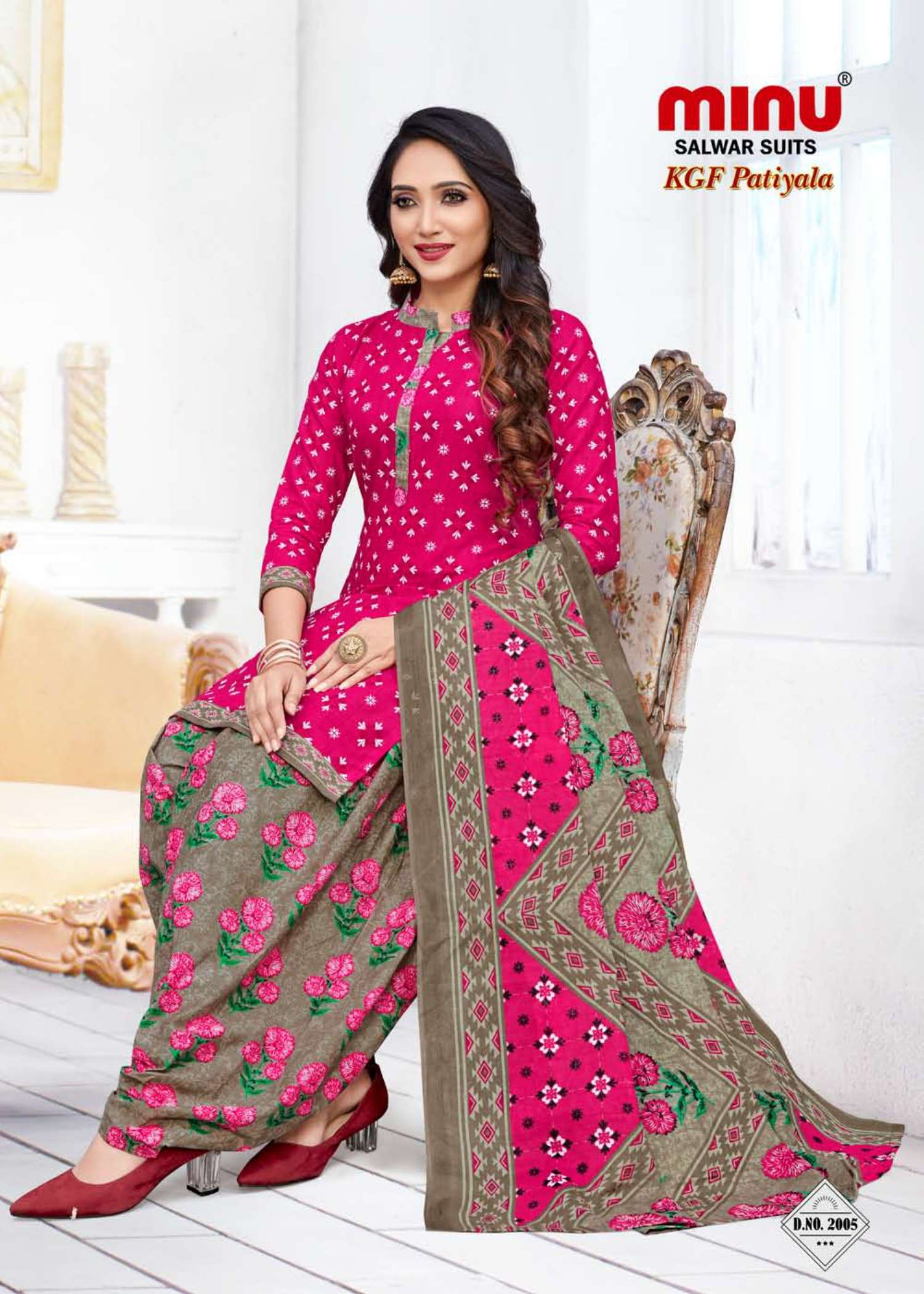 Minu KGF Vol-2 Cotton Printed Dress Material-8P Catalog