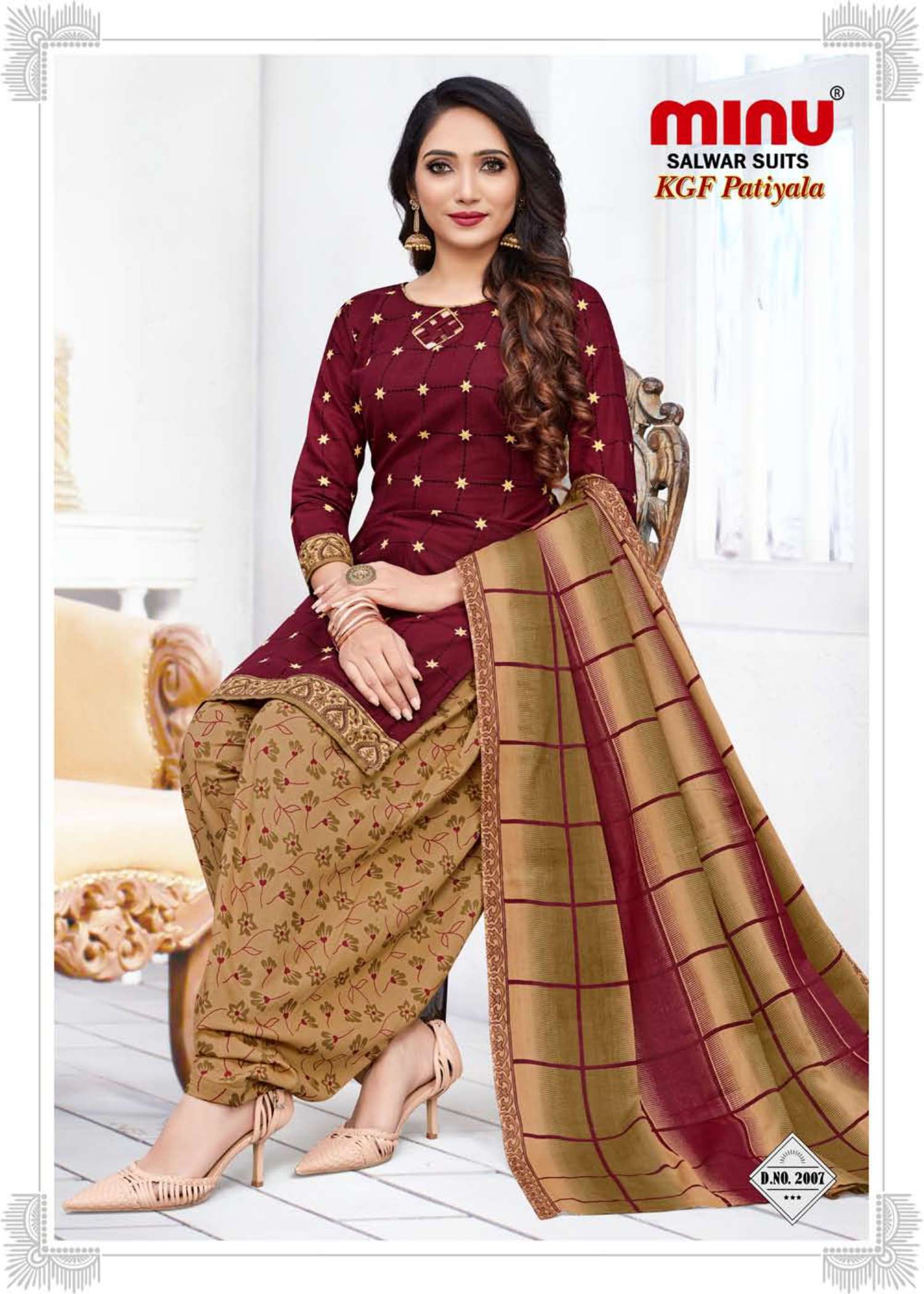 Minu KGF Vol-2 Cotton Printed Dress Material-8P Catalog