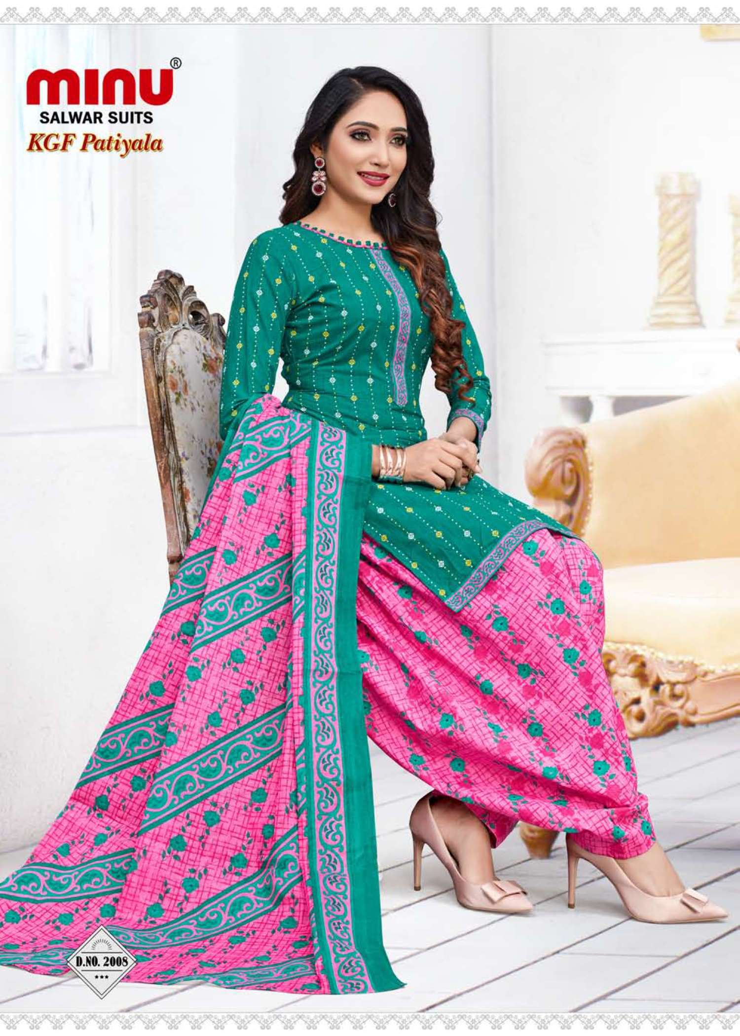 Minu KGF Vol-2 Cotton Printed Dress Material-8P Catalog