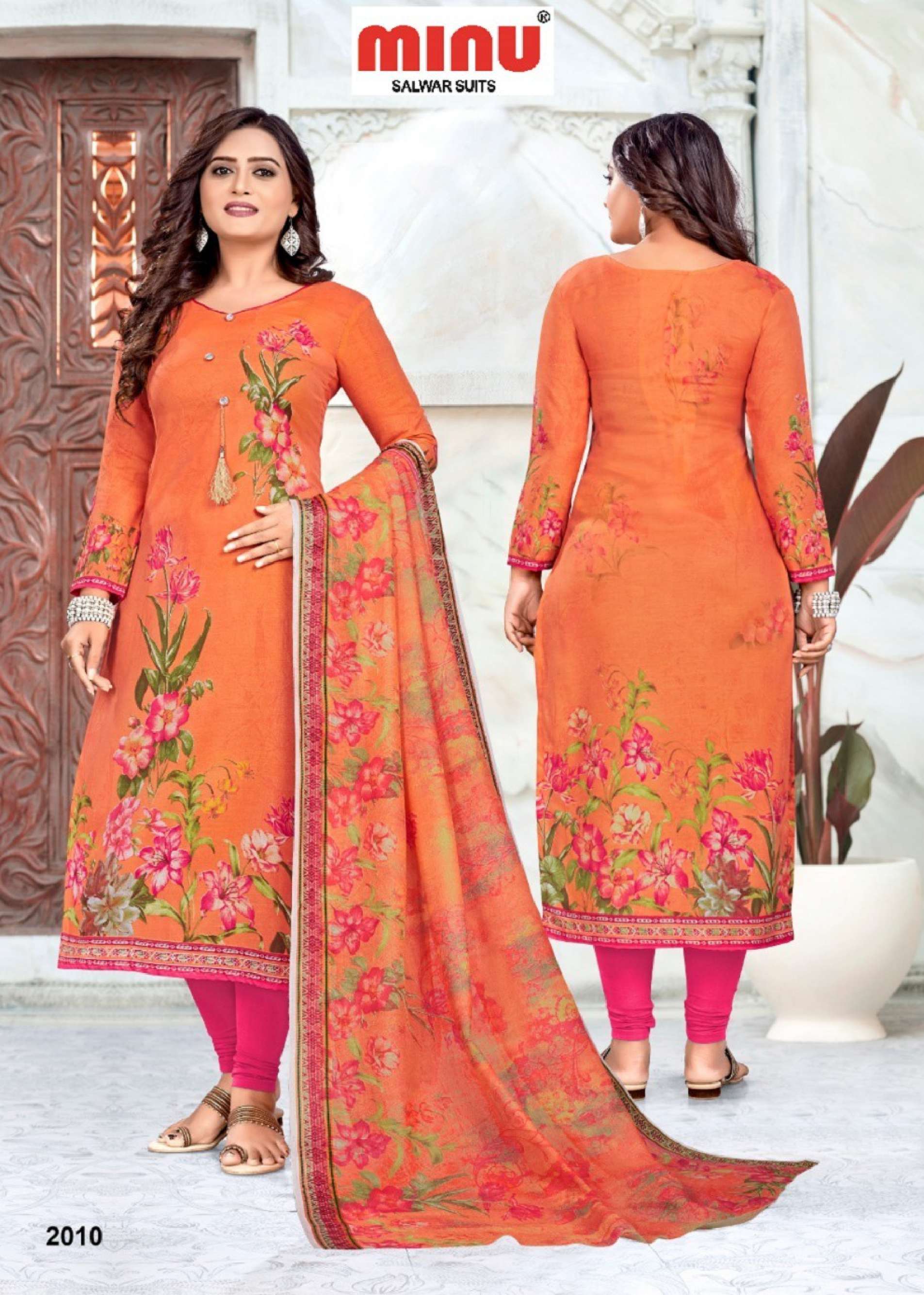Minu KOHINOOR Vol-2 Cotton Blend Printed Dress Material-12P Catalog