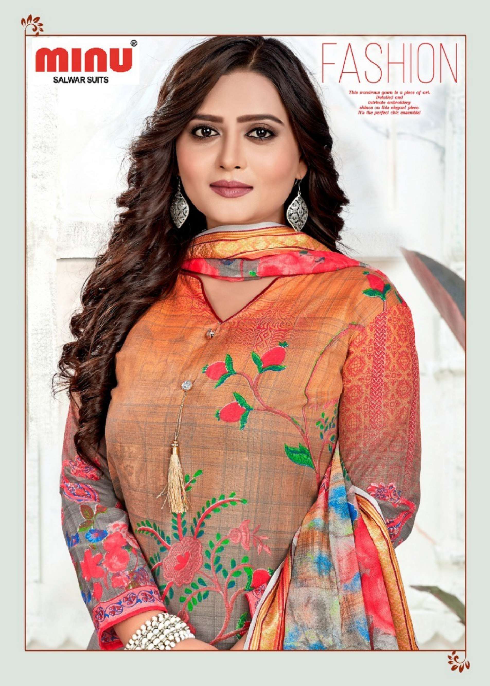 Minu KOHINOOR Vol-2 Cotton Blend Printed Dress Material-12P Catalog